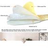 EWUROI 1 Pair Thick Thermal Winter Shoes pad Breathable Warm Heated Insoles for Men Women(39) view 3