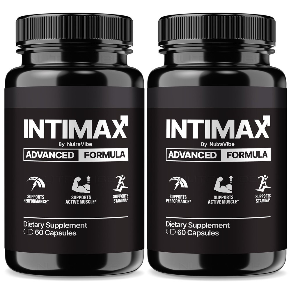 (2 Pack) Intimax Capsules Original Intemax Test Support with Premium Formula for Stamina, Daily Performance & Lasting Energy | Intamax Easy-to-Swallow Daily Pills, Official Reviews (120 Capsules)