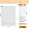 6 x 9 Bottom Gusset Cellophane Gift Bags, 50Pcs Flat Bottom Clear Gifts Bags with Twist Ties for Party Favor Packaging, Gift Mug Wrapping, Small Plastic Treat Goodie Bags for Cookie, Candy, Popcorn view 2