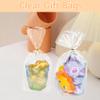 6 x 9 Bottom Gusset Cellophane Gift Bags, 50Pcs Flat Bottom Clear Gifts Bags with Twist Ties for Party Favor Packaging, Gift Mug Wrapping, Small Plastic Treat Goodie Bags for Cookie, Candy, Popcorn view 3