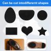 16 PCS/8 Pairs Non-Slip Shoe Pads for Bottom of Shoes Self-Adhesive Sole Protectors for High Heels & Flats Anti-Skid Shoes Grips Stickers for Slippery Floors, Noise Reduction, Shoe Bottom Repair view 4
