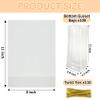 8 x 11 Bottom Gusset Gift Bags, 100Pcs Clear Cellophane Gift Bags with 110pcs Twist Ties for Party Favor Packaging, Gift Mug Wrapping, Clear Treat Goodie Bags for Cookie, Candy, Popcorn Food Storage view 2
