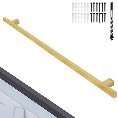 case 30-600cm Railings, Grab Rail with Brackets External Out Mount(6 FT) (2.6 FT)
