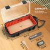 Bald Eagle Travel Humidor, Portable Cigar Case, Cigar Box with Cedar Veneer Humidifier Hygrometer, Highly Airtight, Hold 8-12 Cigars view 4