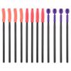 12 Pcs Silicone Nook and Cranny Brush Crevice Cleaning Brushes 3 Styles Sewing Machine Cleaning Brushes Tiny Brush for Sewing Machine, Keyboard, Small Spaces, Orange Purple Red view 1