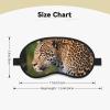 African Leopard Sleep Mask for Women Girls Men Soft Comfortable Eye Mask with Adjustable Strap Blackout Eye Sleep Shade Cover for Travel Yoga Nap Shift Work view 4