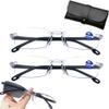 Dianaily Automatic Zoom Anti-Blue Light Presbyopia Glasses for Women Men, Auto Focus Glasses Self Adjusting near and Far Sighted (2 SET,Auto Zoom) view 1