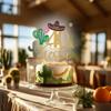 40th Fiesta Cake Topper, Taco Bout 40, Happy 40th Birthday Cake Topper, Aloha 40, Mexican Fiesta Themed 40th Birthday Party Decorations Glitter view 4