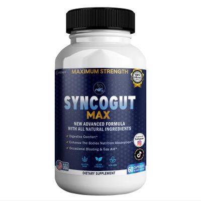 GREENVIFY SyncoGut Max Digestive Enzyme Supplement, 60 Veggie Capsules, Natural Formula with Probiotics and Enzymes for Digestive Support (1)