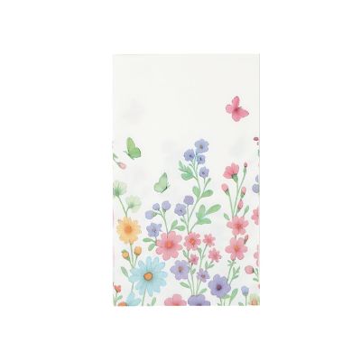 15 Floral Paper Napkins Decorative 3-Ply Watercolor Wildflower, Paper Hand Towels for Bathroom, Bathroom Napkins Guest Disposable, Wedding, Bridal Shower, Birthday