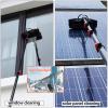 3.6-10.8 M Window Cleaning Pole/Water Fed Telescopic Brush/Extendable Cleaner Conservatory Roof/Squeegee/Soap Dispenser (5.4M) view 3