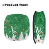 Luarisgur Christmas Tree Gift Universal Rollator Walker Seat and Backrest Covers Set of 2 Easy to Install Rollator Seat Cushion Back Bar Cover Set for Senior and Adults Christmas Decorations view 2