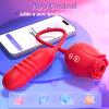 2025 New Edition Travel Pocket Bullet Tool Powerful Quiet 20 Modes Mini Stick,Handheld Personal Bullet Massage Rod for Women Portable Silicone Massage for Body Relax (Wine Red) view 4