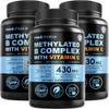 9-in-1 Vitamin B Complex - Methylated Multivitamin with B12 Methylcobalamin, Methylfolate, L-5-MTHF & Vitamin C - Methylated B Complex for Women & Men - Non-GMO, Gluten-Free, & Vegan (270 Servings) view 1