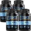 9-in-1 Vitamin B Complex - Methylated Multivitamin with B12 Methylcobalamin, Methylfolate, L-5-MTHF & Vitamin C - Methylated B Complex for Women & Men - Non-GMO, Gluten-Free, & Vegan (360 Servings) view 1