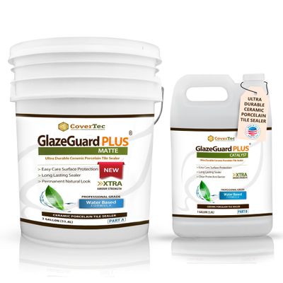 CoverTec GlazeGuard Plus Anti-Slip Floor Coating for Ceramic Tile 4 Gal