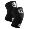 Rehband x World Fitness Project 5mm Knee Sleeves for Functional Training, Cross-Training & Powerlifting, WFP Edition, Unisex, Colour:Black, Size:Large view 1