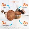 Low Carb Marble Muffins 12 Pcs (2-Pack) by Carb-o-licious - Delicious Keto Mini Muffins with Only 2 Net Carbs, 9g Protein - Sugar Free Cupcake Style Healthy Snack Made, Almond Flour, Low-Carb Treat view 3
