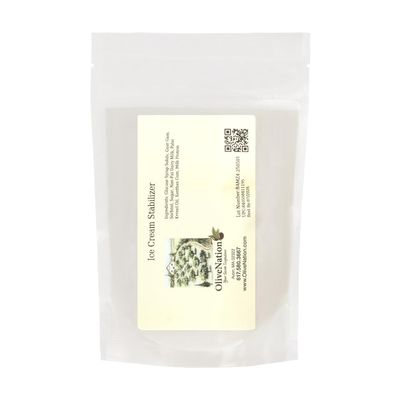 OliveNation Ice Cream Stabilizer - Professional Quality Soft Serve & Scoopable Ice Cream Stabilizer Powder Reduces Crystal Formation, Improves Texture & Shelf Life in Frozen Dairy Desserts (4.00oz)