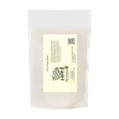 OliveNation Ice Cream Base - Neutral/Plain Ice Cream Starter Powder with Stabilizers for Soft Serve & Hard Pack Frozen Desserts, Beverages, Home & Commercial Machines & Batch Freezers (32.00oz)