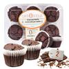 Low Carb Chocolate Muffins 24 Pcs (4-Pack) by Carb-o-licious - Delicious Keto Mini Muffins with Only 2 Net Carbs, 9g Protein - Sugar Free Cupcake Style Healthy Snack Made, Almond Flour, Low-Carb Treat view 1