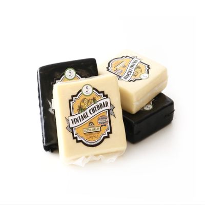 5-Year Aged Cheddar Cheese Combo 4-Pack | (4) 8 oz Pieces (2 White, 2 Yellow) | Extra Sharp, Bold & Tangy Wisconsin Cheddar Cheese