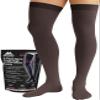 Mojo Compression Socks, 3-Pack Men Thigh High, 20-30mmhg, Brown, 2X-Large view 1