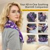 Heating pad for Neck Shoulders and Back Microwavable Machine Washable 27x5 Microwave Rice Bag for Heat Therapy Reusable Hot Pack for Muscle Cramps Moist Warm Bean Bag for Pain Relief Levender Scented view 3