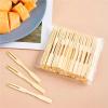 Bamboo Forks 1500 Pcs Bamboo Disposable Fruit Forks - Dessert Cocktail Tableware Set For Food view 4