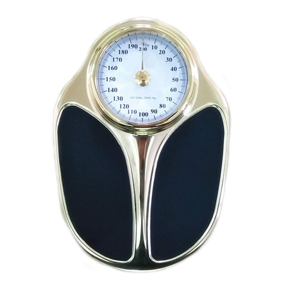 Mechanical Analog Bathroom Scale - Healthy Weight Scale,Oversized Analog Dial,Easy to Read,Measures Weight Up to 440 Lbs B