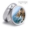 Nutritional Supplement Box Rocky Coast Printed Daily Portion Box Portable Three Compartments Suitable for Travel and Commuting view 2