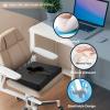 YOOBEBEST Gel Wheelchair Seat Cushion,Bed Sore Cushions for Butt,Memory Foam hemorrhoid Pillow for Chairs,Butt Pillow for Pressure Sore&Ulcer Pain,Sciatica &Coccyx Pain Relief,Washable-Cover(Black) view 2
