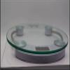 180Kg Body Weighing Scale LCD Digital Bathroom Scale Round Glass Scale Accurate Measurement view 2