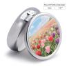 Nutritional Supplement Box Tulip Fields Printed Daily Portion Box Portable Three Compartments Suitable for Travel and Commuting view 2
