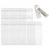 100PCS Double-Sided Long Ziplock Bag, Clear Packaging Seal Bag, Smell-Proof & Resealable, for Food Storage, Lip Gloss, Necklaces, Candies, Pens, Craft Supplies (Model F) view 1