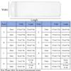 100PCS Double-Sided Long Ziplock Bag, Clear Packaging Seal Bag, Smell-Proof & Resealable, for Food Storage, Lip Gloss, Necklaces, Candies, Pens, Craft Supplies (Model F) view 2