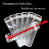 100PCS Double-Sided Long Ziplock Bag, Clear Packaging Seal Bag, Smell-Proof & Resealable, for Food Storage, Lip Gloss, Necklaces, Candies, Pens, Craft Supplies (Model F) view 3