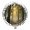 Nutritional Supplement Box Mysterious Primeval Forest Printed Daily Portion Box Portable Three Compartments Suitable for Travel and Commuting view 1
