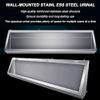 Wall-Mounted Men's Urinal - 304 Stainless Steel Trough, 100CM/150CM Sizes, Commercial Outdoor Toilet for Schools & Construction, Non-Sensor Design, Durable & Hygienic. view 2