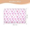 GOODOLD Washable Bed Pad for Incontinence 34" x 52" - Large Reusable Waterproof Mattress Protector with Non-Slip Back for Kids and Adults (Hand-Drawn Pink Bows) view 2