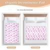 GOODOLD Washable Bed Pad for Incontinence 34" x 52" - Large Reusable Waterproof Mattress Protector with Non-Slip Back for Kids and Adults (Hand-Drawn Pink Bows) view 4