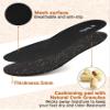 2 Pairs Cork Insoles for Crocs & Clogs-Wide Fit Thin Shoes Inserts for Birkenstock | Mules | Sneakers | Flats | Garden Sandals & Nurse Shoes Comfort Replacement Inner Soles Mens Black EU42/US9 view 2