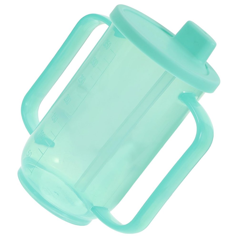 Healvian Choking Elderly Drinking Cup with Inclined Spout Ergonomic Grip Reusable for Bedridden Patients Practical Spill Resistant Water and Soup Cup for Disabled Adults