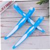 GANAZONO 3PCS Denture Cleaning Brush Double Headed Soft Bristles Non Slip Handle False Teeth Cleaner Portable for Home Use view 2