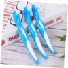GANAZONO 3PCS Denture Cleaning Brush Double Headed Soft Bristles Non Slip Handle False Teeth Cleaner Portable for Home Use view 3