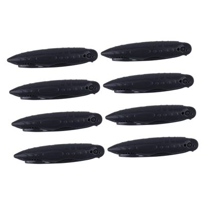 PENIKOKO 8PCS Portable Folding Toothbrush with Soft Charcoal Bristles for Travel Slip Comfortable Grip Gentle Cleaning for Camping Hiking Backpacking