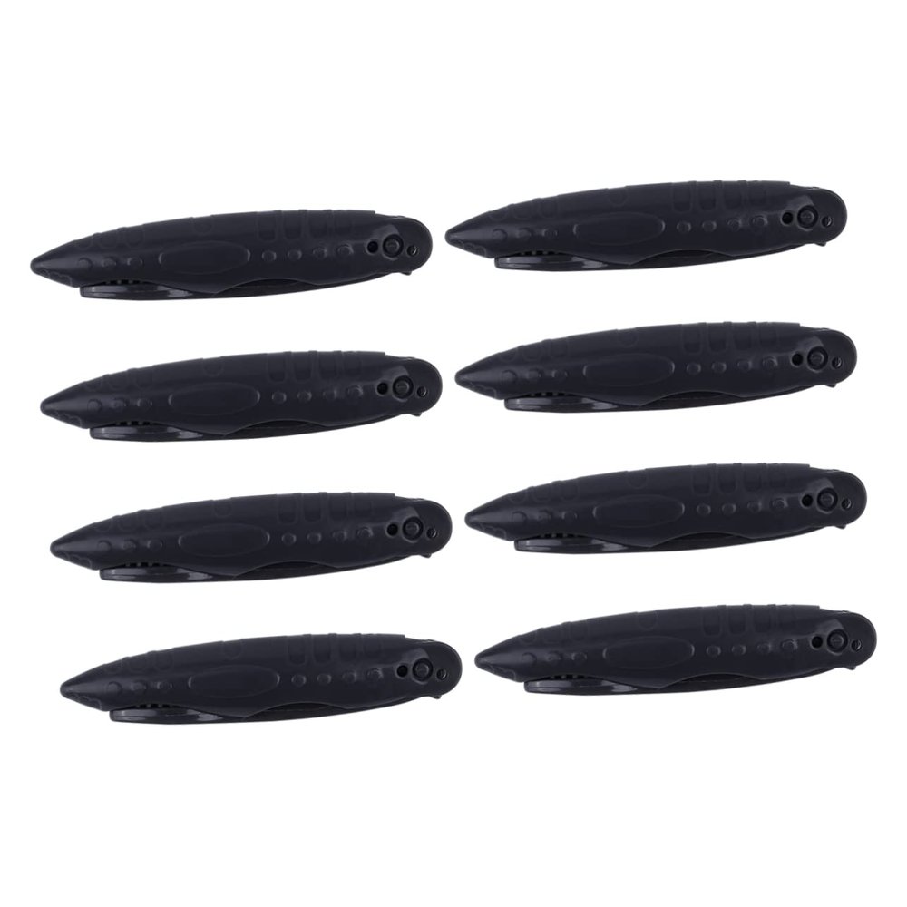 PENIKOKO 8PCS Portable Folding Toothbrush with Soft Charcoal Bristles for Travel Slip Comfortable Grip Gentle Cleaning for Camping Hiking Backpacking