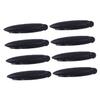 PENIKOKO 8PCS Portable Folding Toothbrush with Soft Charcoal Bristles for Travel Slip Comfortable Grip Gentle Cleaning for Camping Hiking Backpacking view 1