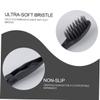 PENIKOKO 8PCS Portable Folding Toothbrush with Soft Charcoal Bristles for Travel Slip Comfortable Grip Gentle Cleaning for Camping Hiking Backpacking view 2