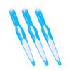 OFFIGAM 6pcs Double Sided Dental Toothbrush with Ergonomic Non Slip Handle for False Teeth Cleaning Soft Bristles Gentle Retainers Home Oral Care Brush view 1